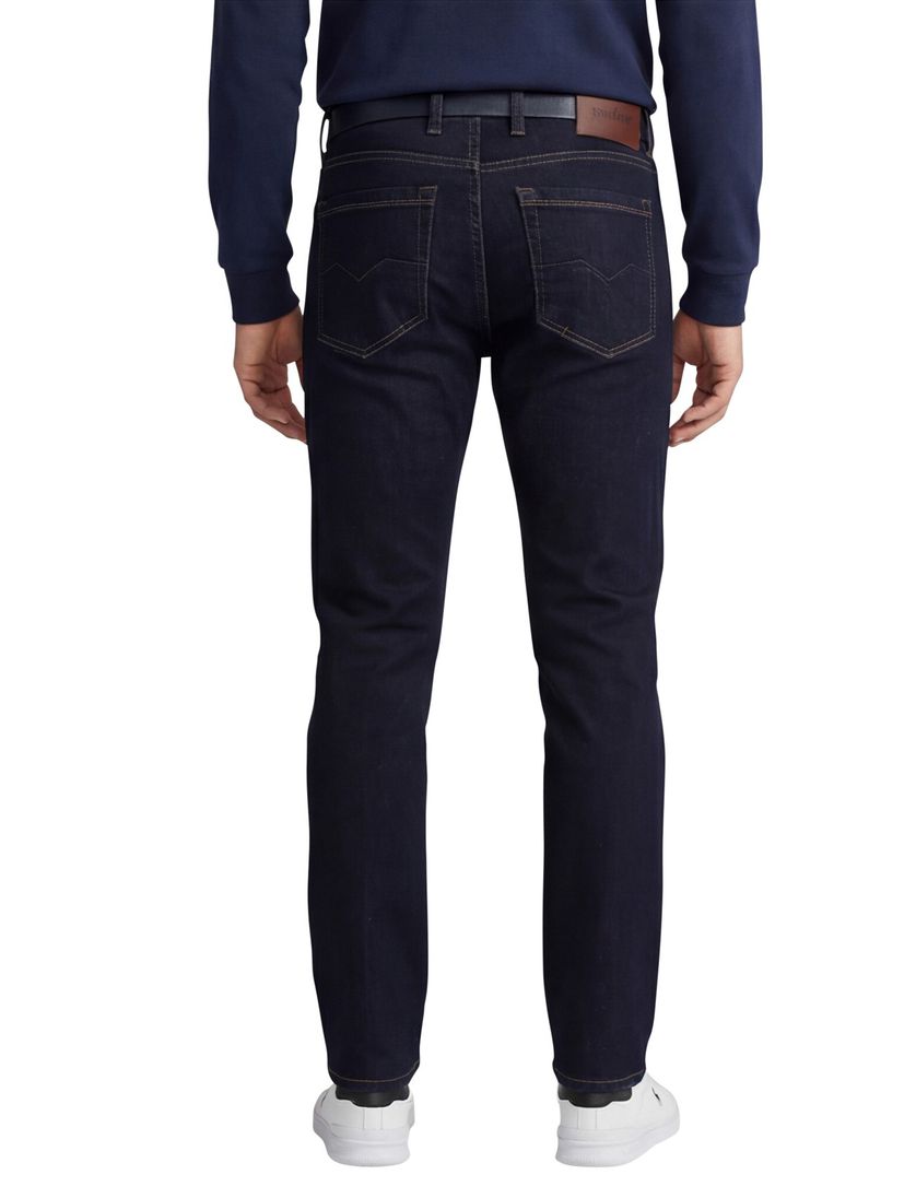 Gardeur 5-pocket jeans denim normale fit donkerblauw