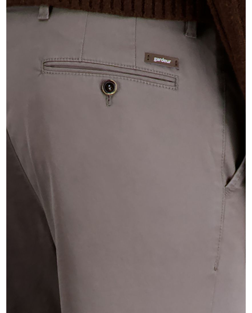 Gardeur Benito bruin pantalon katoen Modern Fit