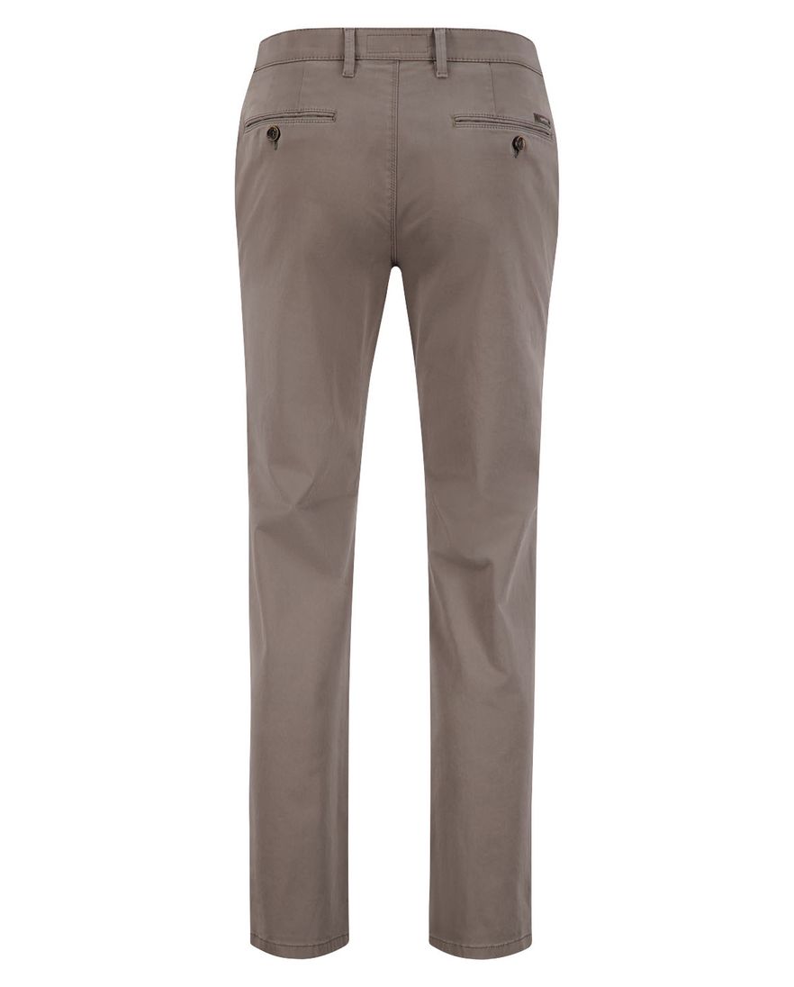Gardeur Benito bruin pantalon katoen Modern Fit