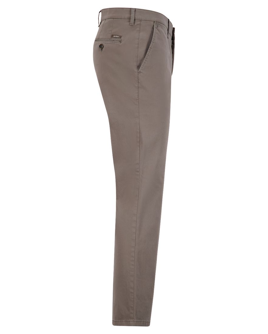 Gardeur Benito bruin pantalon katoen Modern Fit