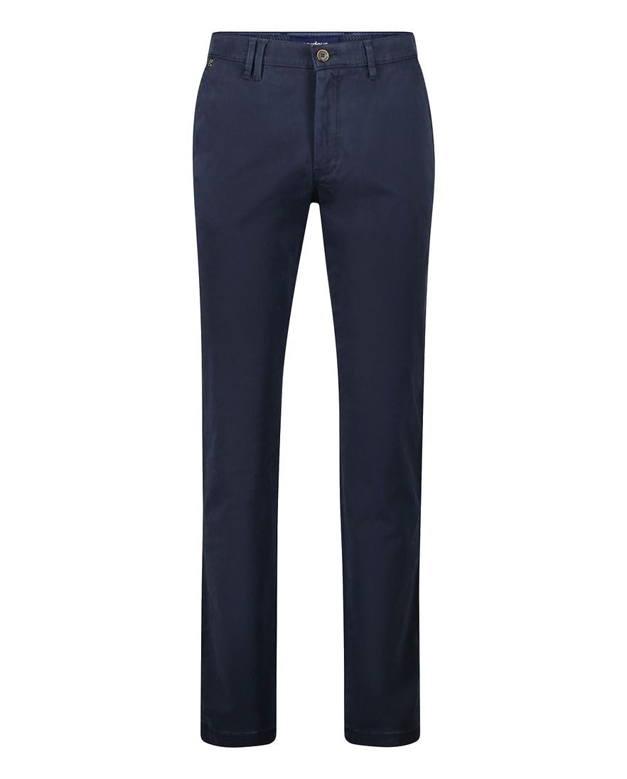 Gardeur pantalon Seven slim Fit navy katoen