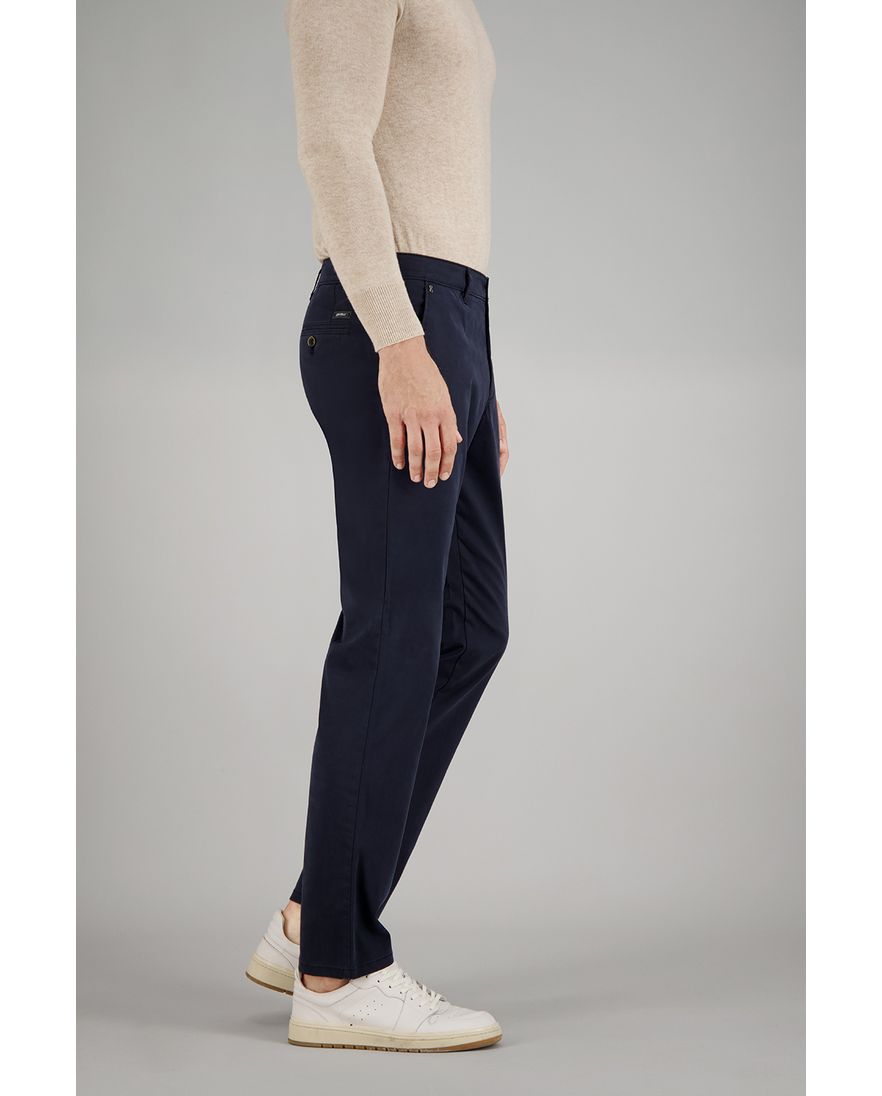 Gardeur pantalon Seven slim Fit navy katoen