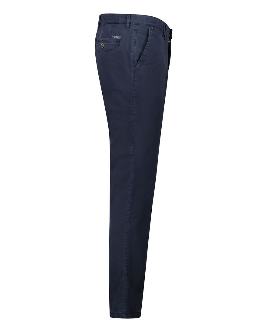 Gardeur pantalon Seven slim Fit navy katoen