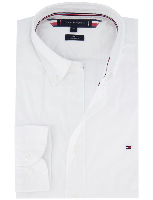 business overhemd wit Tommy Hilfiger
