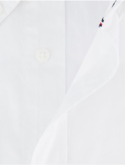 business overhemd wit Tommy Hilfiger