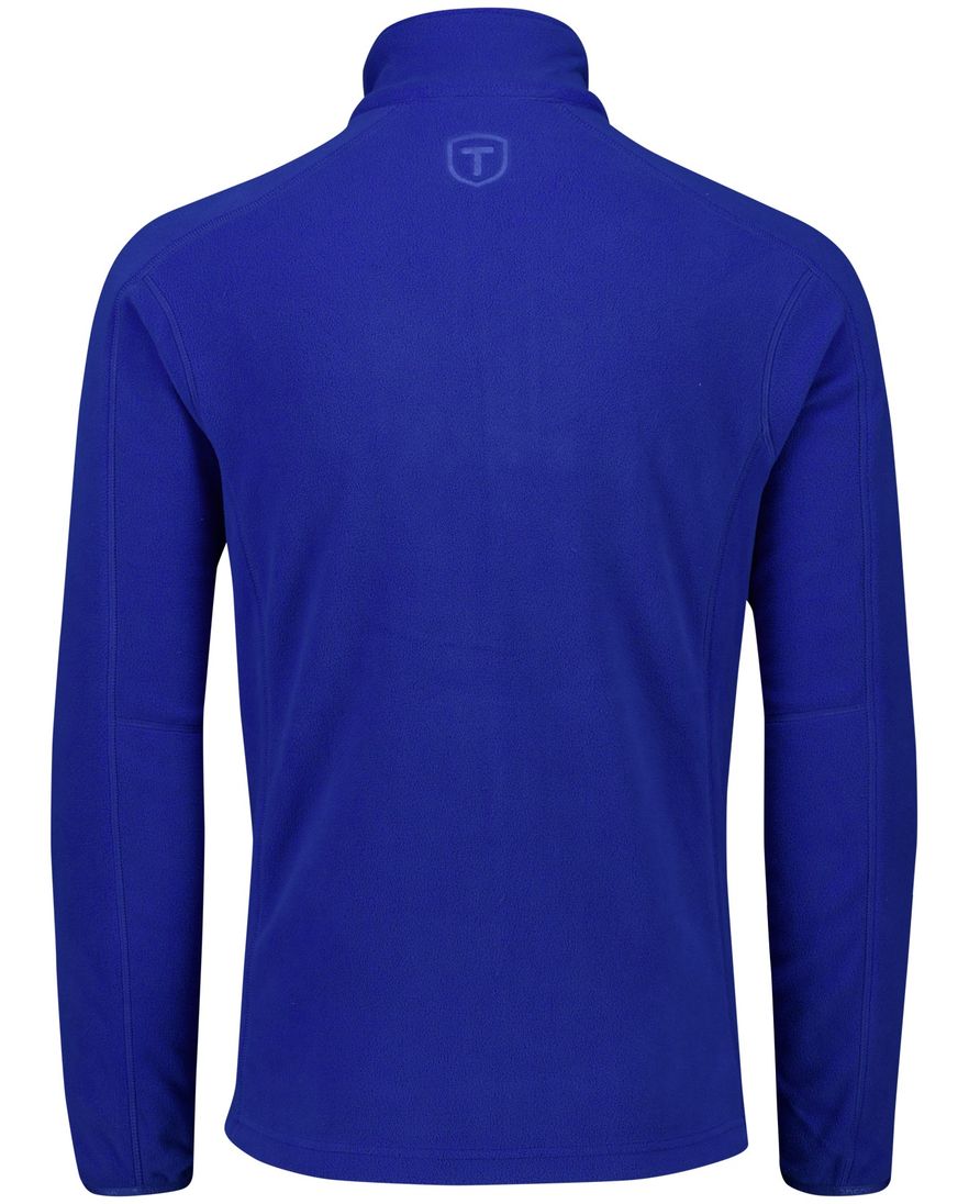 Tenson fleece vest kobaltblauw normale fit