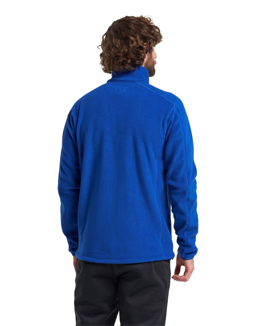 Tenson fleece vest kobaltblauw normale fit