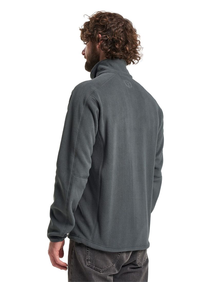 Tenson fleece vest groen effen normale fit