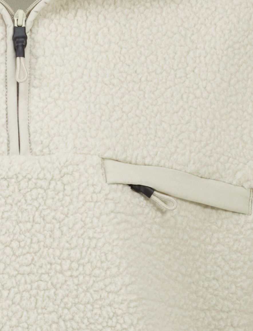 Tenson fleece teddy sweater beige