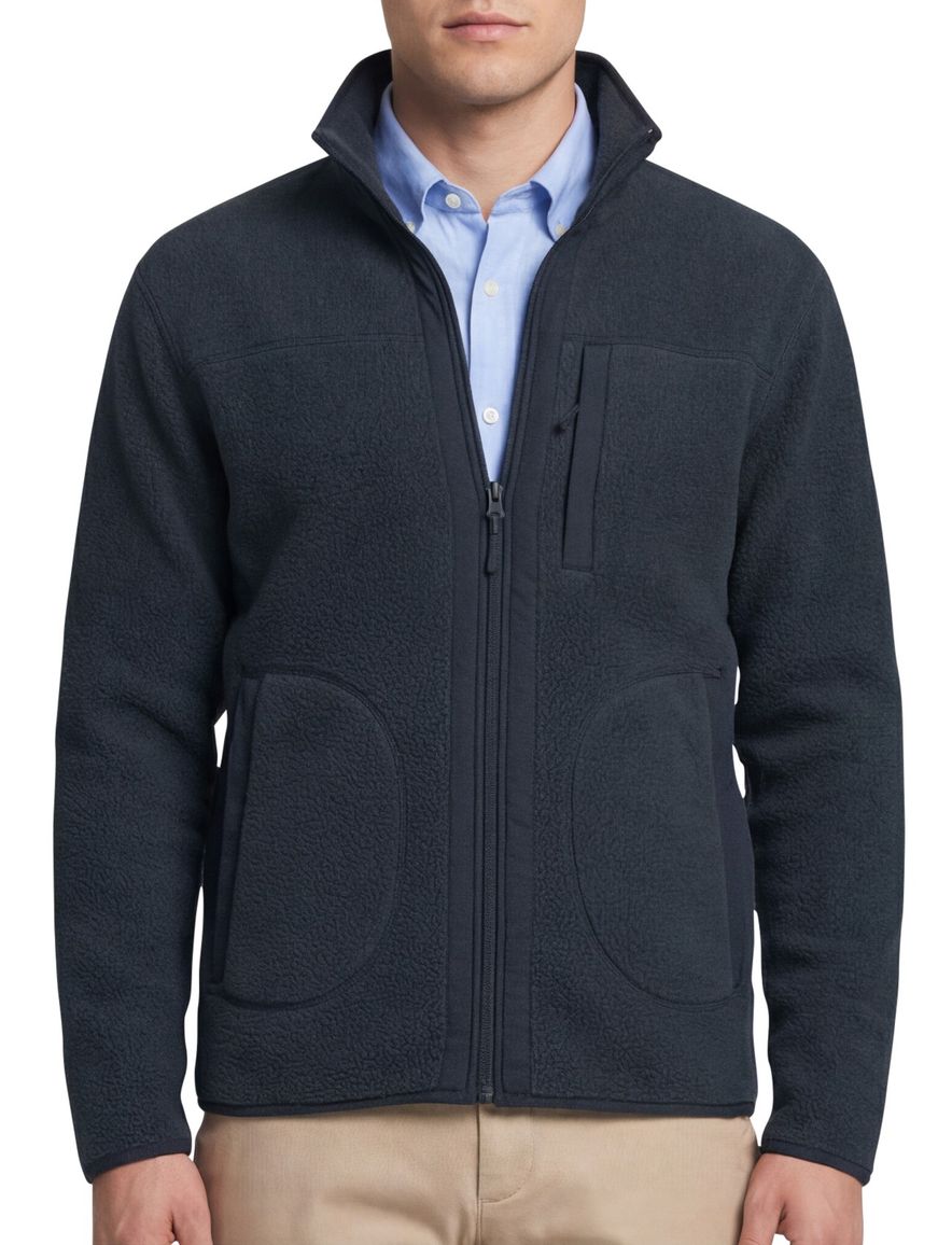 Tenson fleece vest donkerblauw