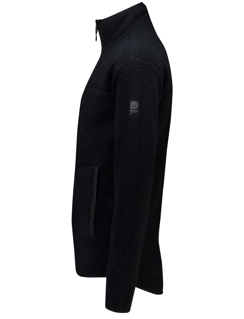 vest Tenson fleece Yoke zwart