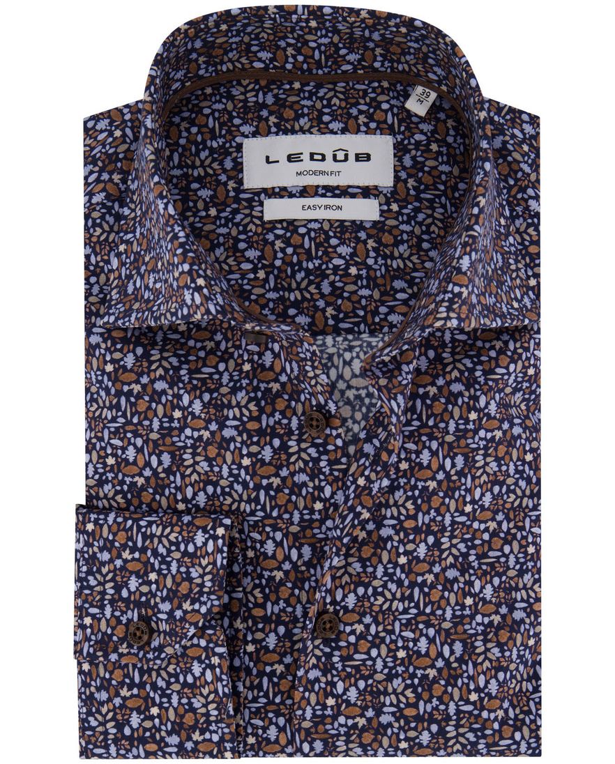 Ledub overhemd blauw Modern Fit