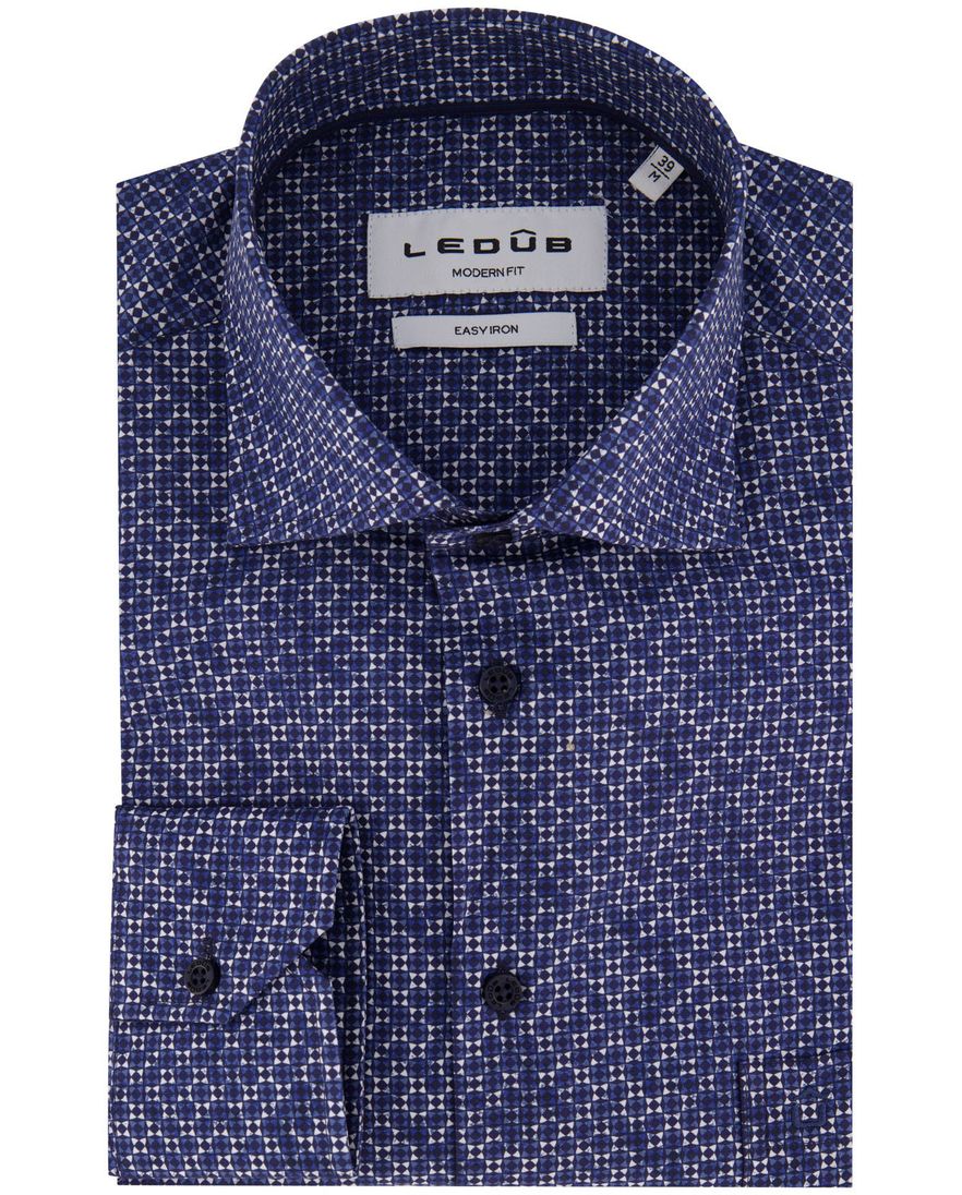 Ledub overhemd blauw Modern Fit