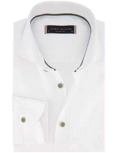 John Miller John Miller overhemd Tailored Fit wit mouwlengte 7