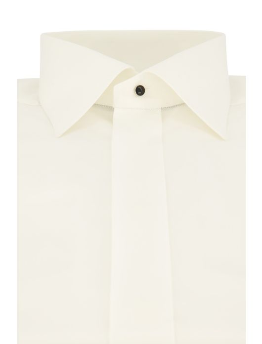 Eton Contemporary Fit smoking overhemd wit effen French Cuff