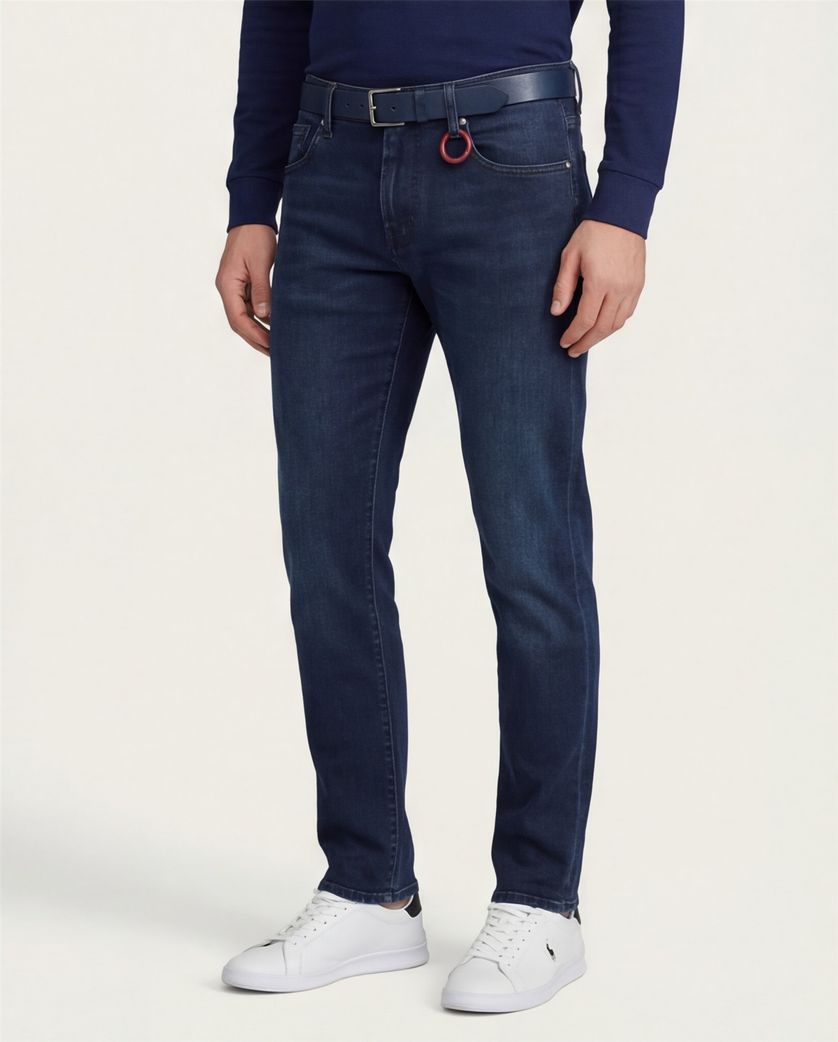 Tramarossa jeans donkerblauw Michelangelo 5-pocket model