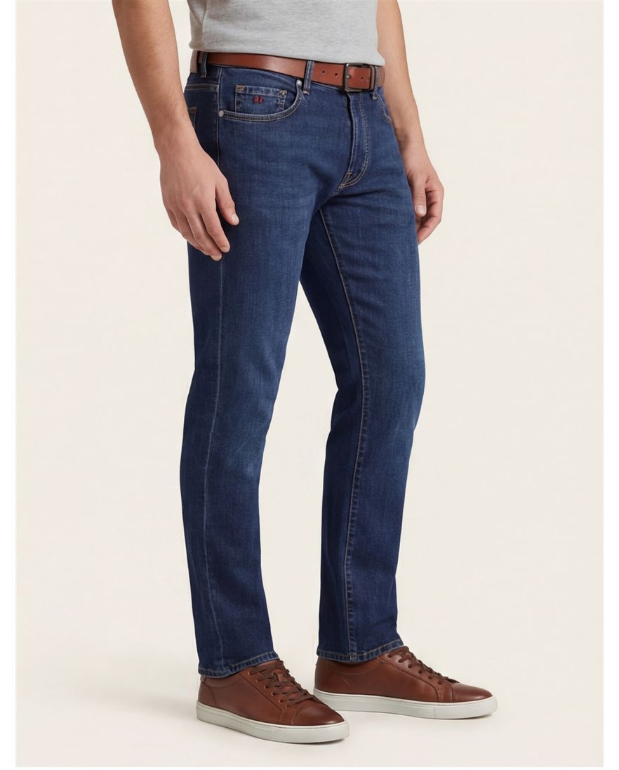 Tramarossa jeans blauw Leonardo katoen