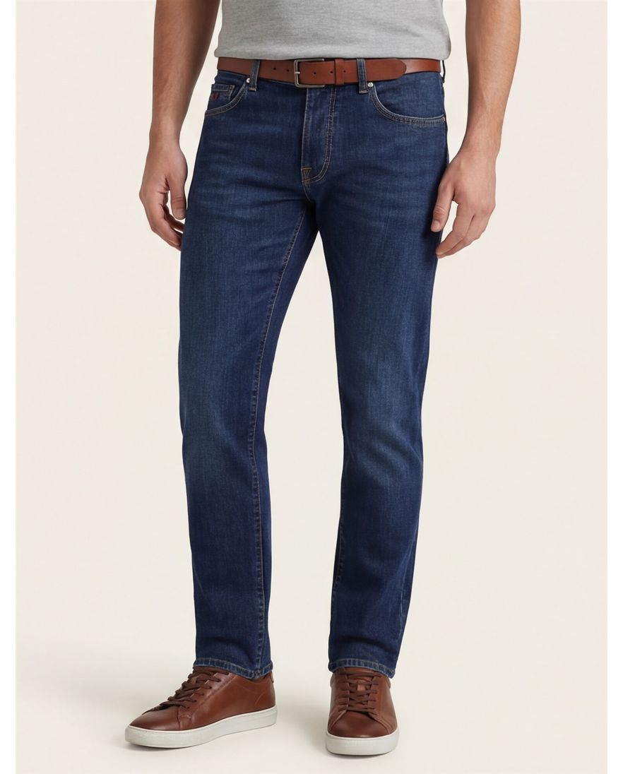 Tramarossa jeans blauw Leonardo katoen