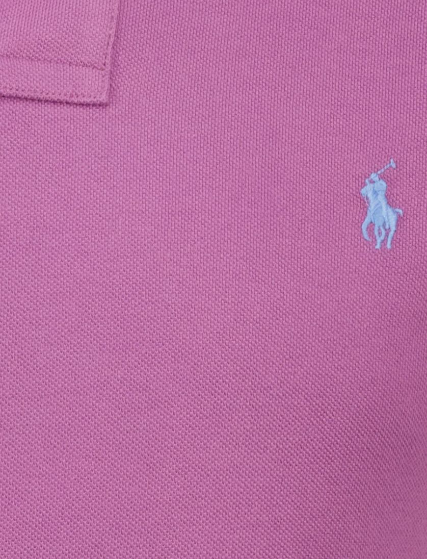 Polo Ralph Lauren polo roze slim fit katoen