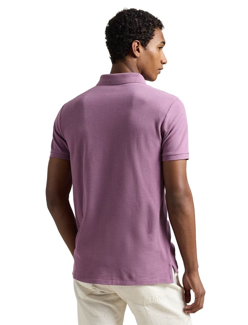 Polo Ralph Lauren polo roze slim fit katoen