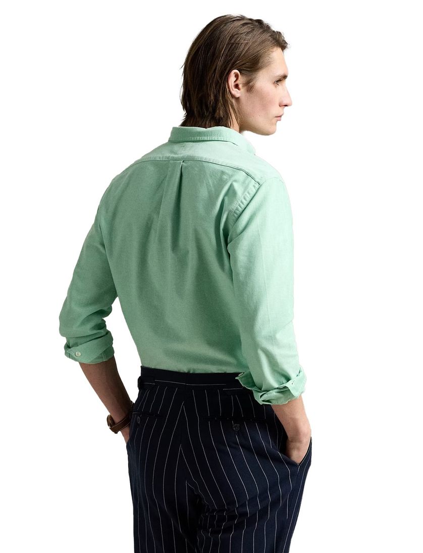 overhemd Polo Ralph Lauren mint groen slim fit