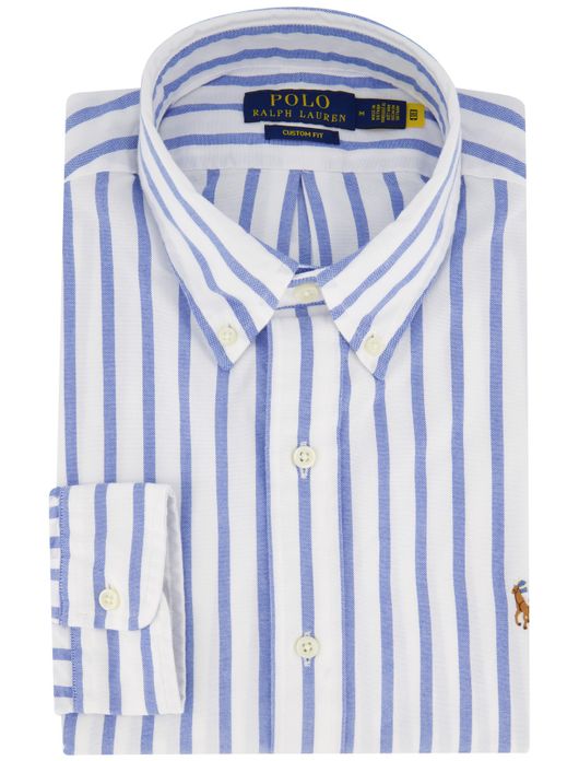 Polo Ralph Lauren overhemd blauw wit gestreept