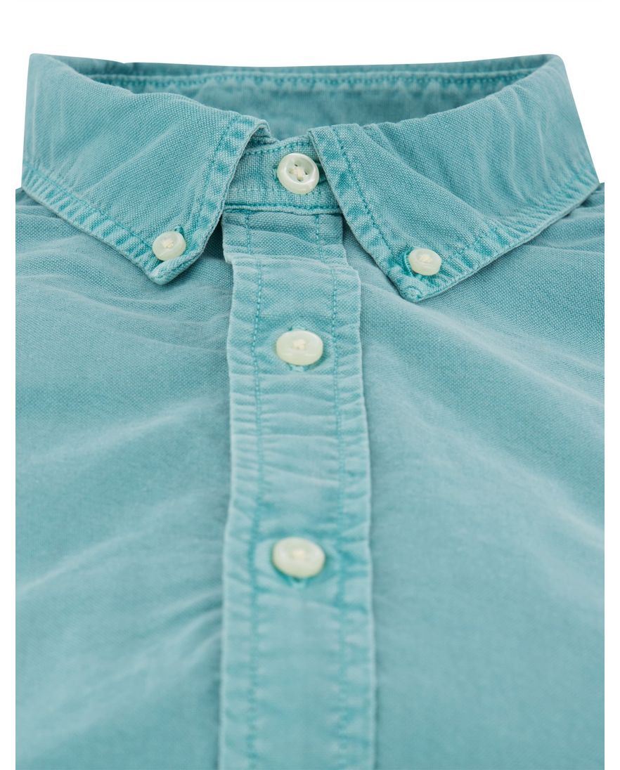 Polo Ralph Lauren overhemd effen blauw slim fit