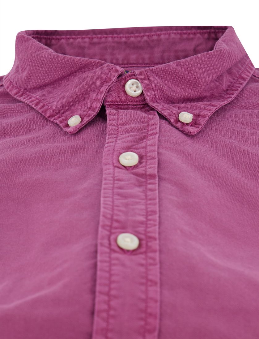 Polo Ralph Lauren overhemd roze slim fit effen