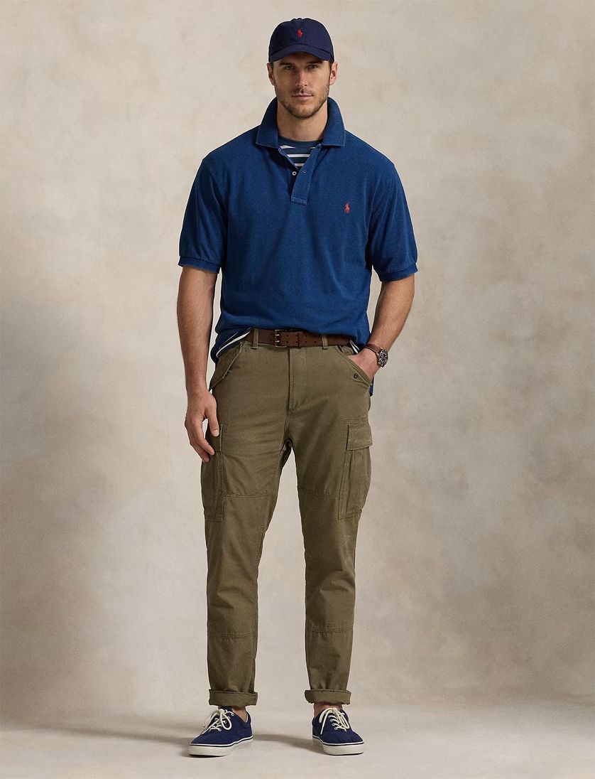 Polo Ralph Lauren Big & Tall polo blauw katoen