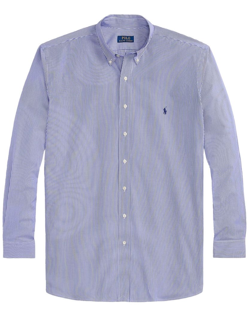 Polo Ralph Lauren overhemd blauw gestreept