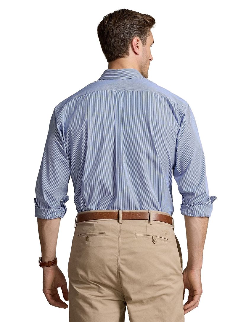 Polo Ralph Lauren overhemd blauw gestreept