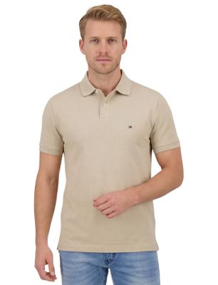 Tommy Hilfiger katoenen Tommy Hilfiger polo beige effen normale fit