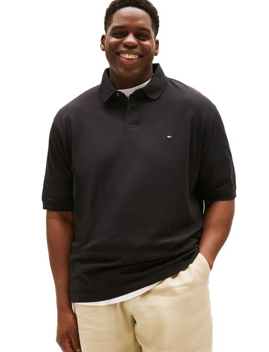 poloshirt korte mouw donkerblauw Tommy Hilfiger Big & Tall