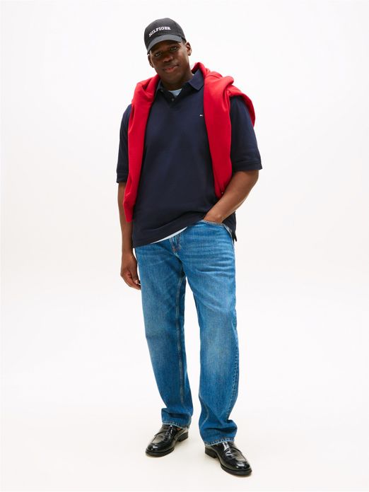 poloshirt korte mouw donkerblauw Tommy Hilfiger Big & Tall