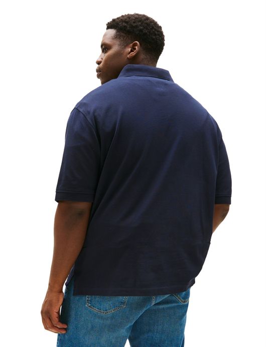 poloshirt korte mouw donkerblauw Tommy Hilfiger Big & Tall