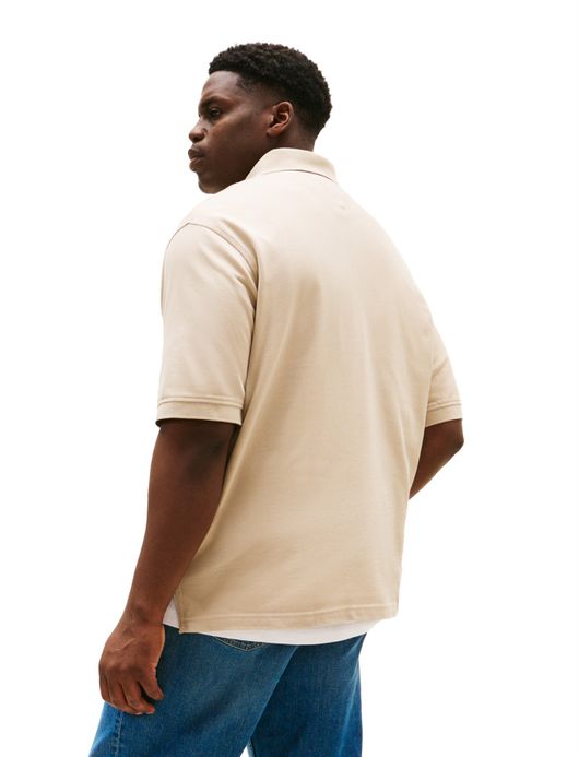 poloshirt korte mouw beige Tommy Hilfiger Big & Tall