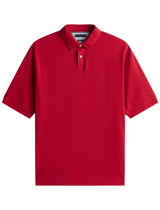 poloshirt korte mouw rood Tommy Hilfiger Big & Tall