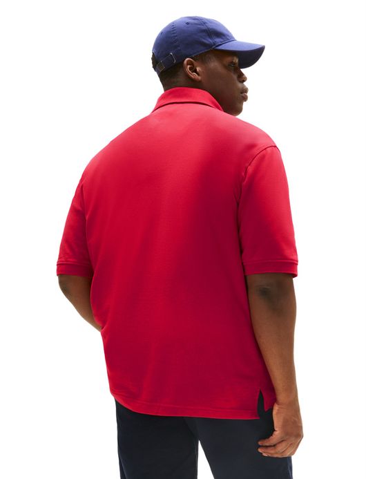 poloshirt korte mouw rood Tommy Hilfiger Big & Tall
