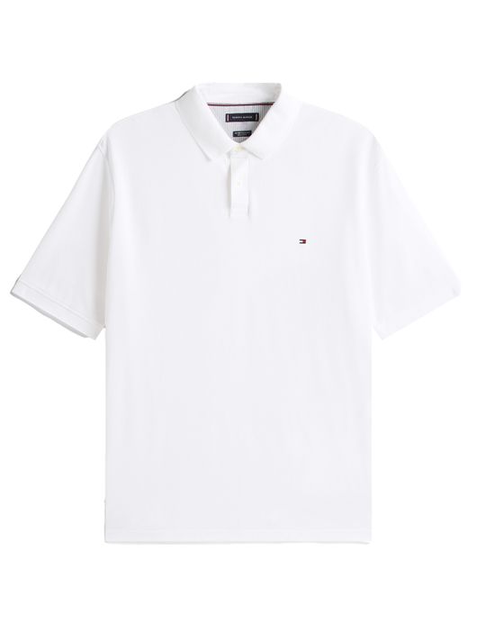 poloshirt korte mouw wit Tommy Hilfiger Big & Tall