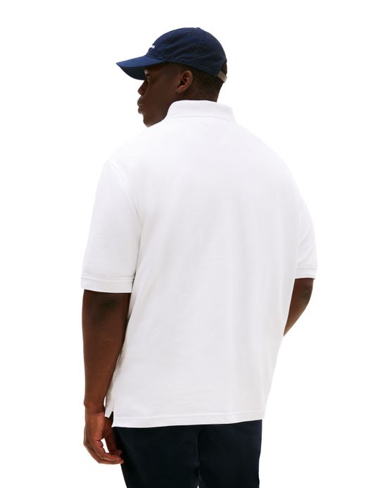 poloshirt korte mouw wit Tommy Hilfiger Big & Tall