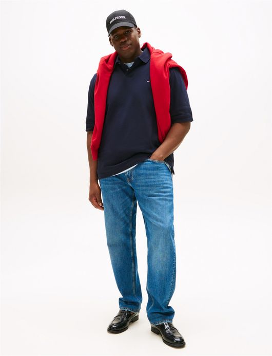 poloshirt korte mouw donkerblauw Tommy Hilfiger Big & Tall