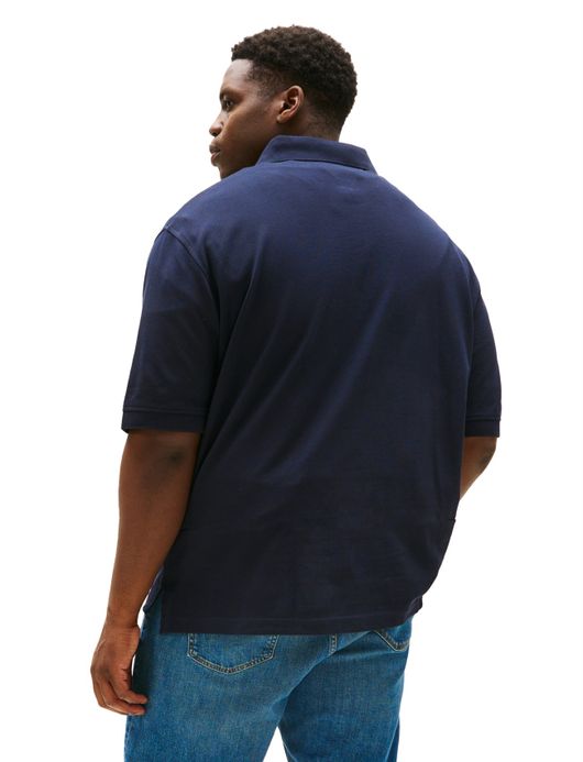poloshirt korte mouw donkerblauw Tommy Hilfiger Big & Tall