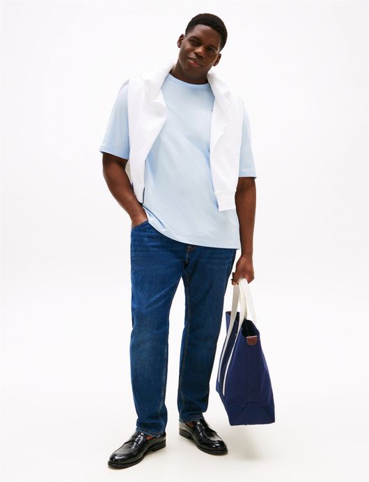 Tommy Hilfiger T-shirt lichtblauw big & tall