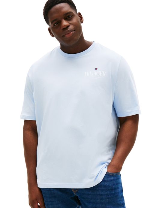 Tommy Hilfiger T-shirt lichtblauw big & tall