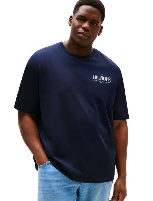 Tommy Hilfiger T-shirt donkerblauw big & tall
