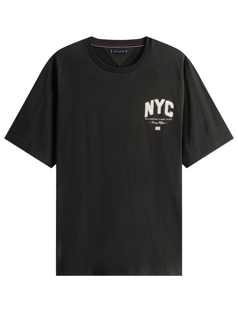 Tommy Hilfiger t-shirt big & tall zwart