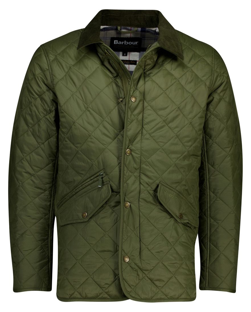 Barbour jack Chelsea Quilted groen