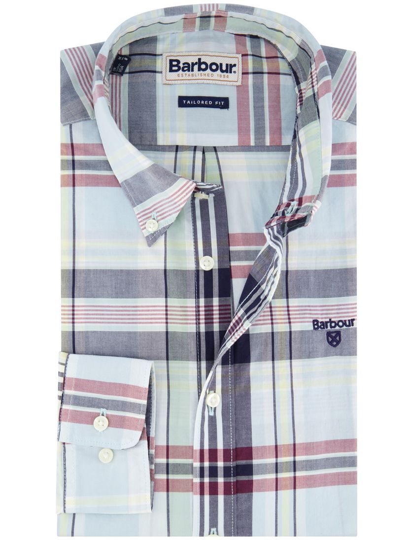 Barbour overhemd geruit button down Tailored Fit