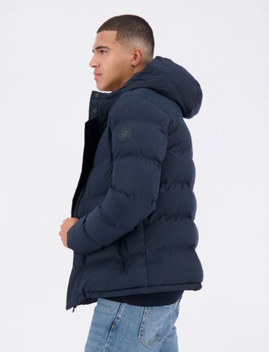 Airforce winterjas gewatteerd donkerblauw