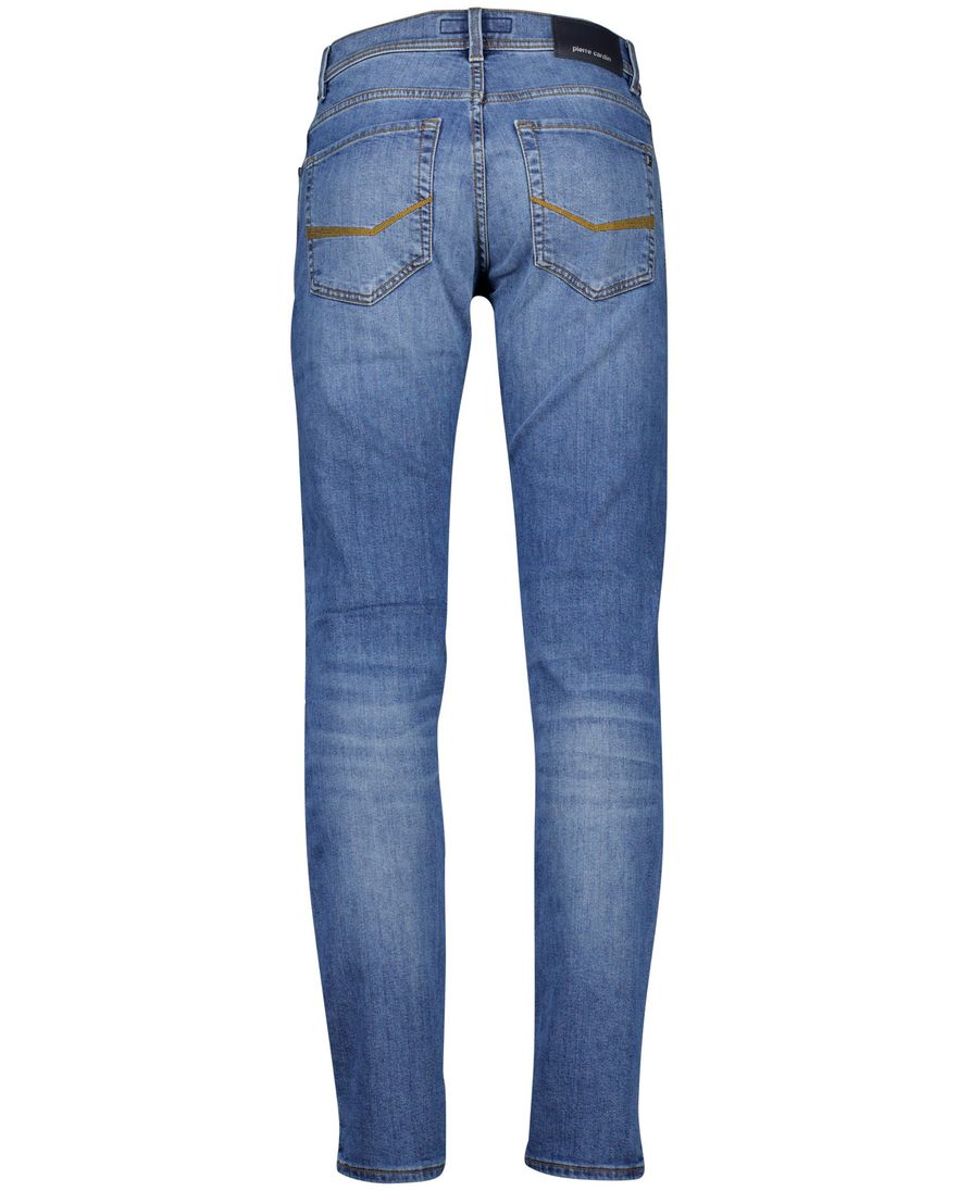 Pierre Cardin 5-p jeans blauw katoen Lyon Tapered